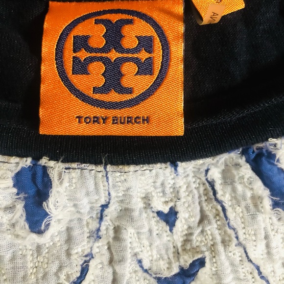 ❤️CLEARANCE🌺NWOT Tory Burch 💯 linen top - Picture 12 of 14